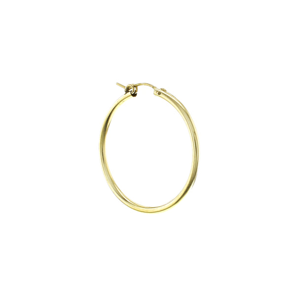 GOLD CHUNKY HOOP LARGE
