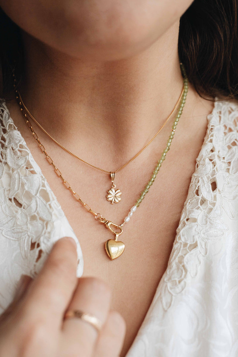 Gold Heart Locket S Necklace Charm