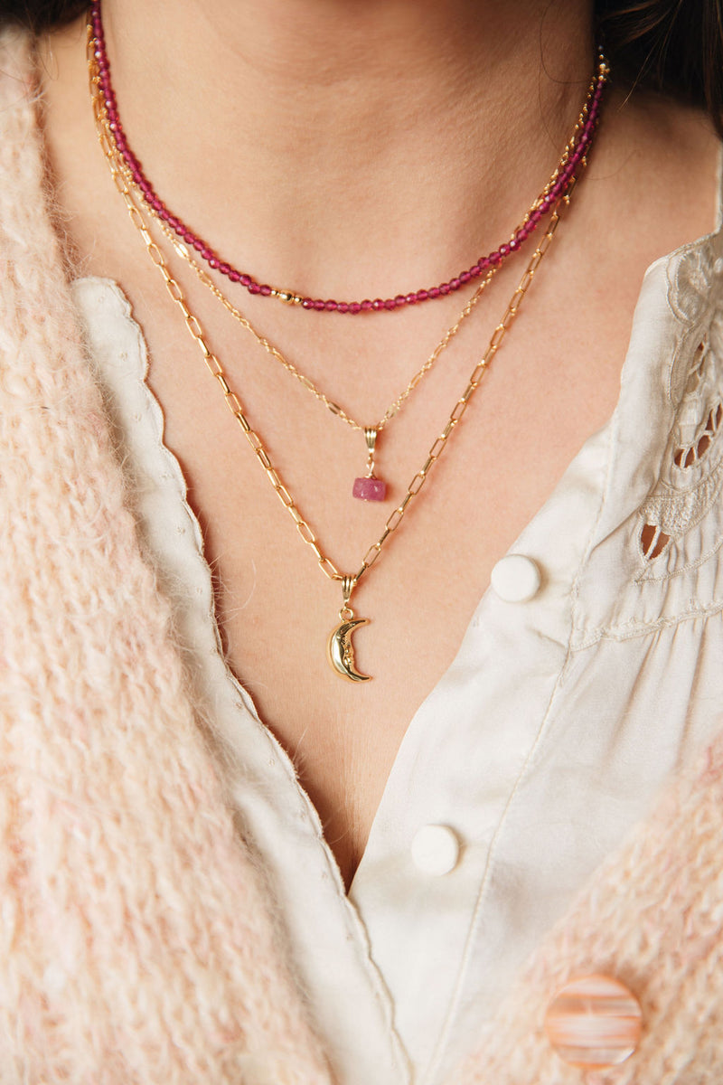Moody Moon Necklace charm
