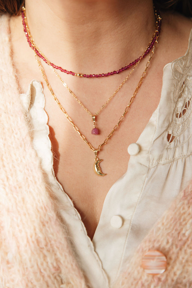 Moody Moon Necklace charm