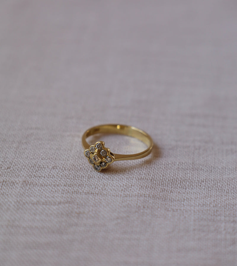 18K Golden Prism Ring