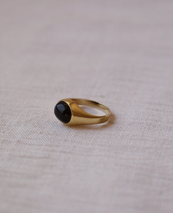 9K Golden Eclipse Ring