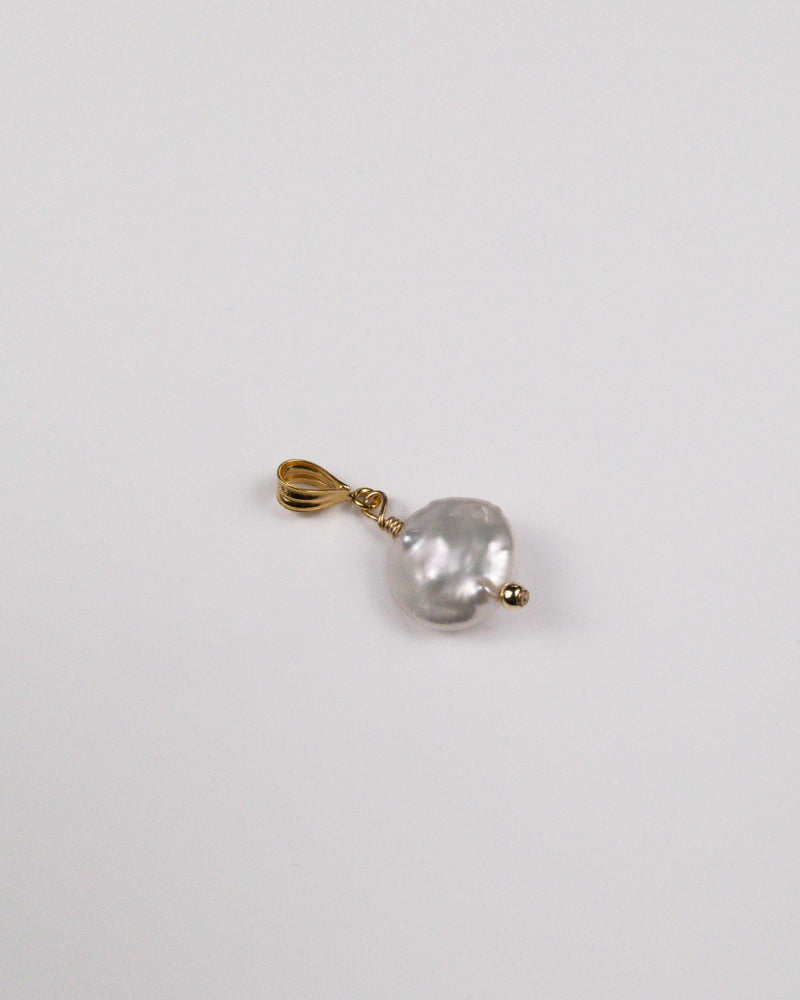 CLARA PEARL COIN CHARM