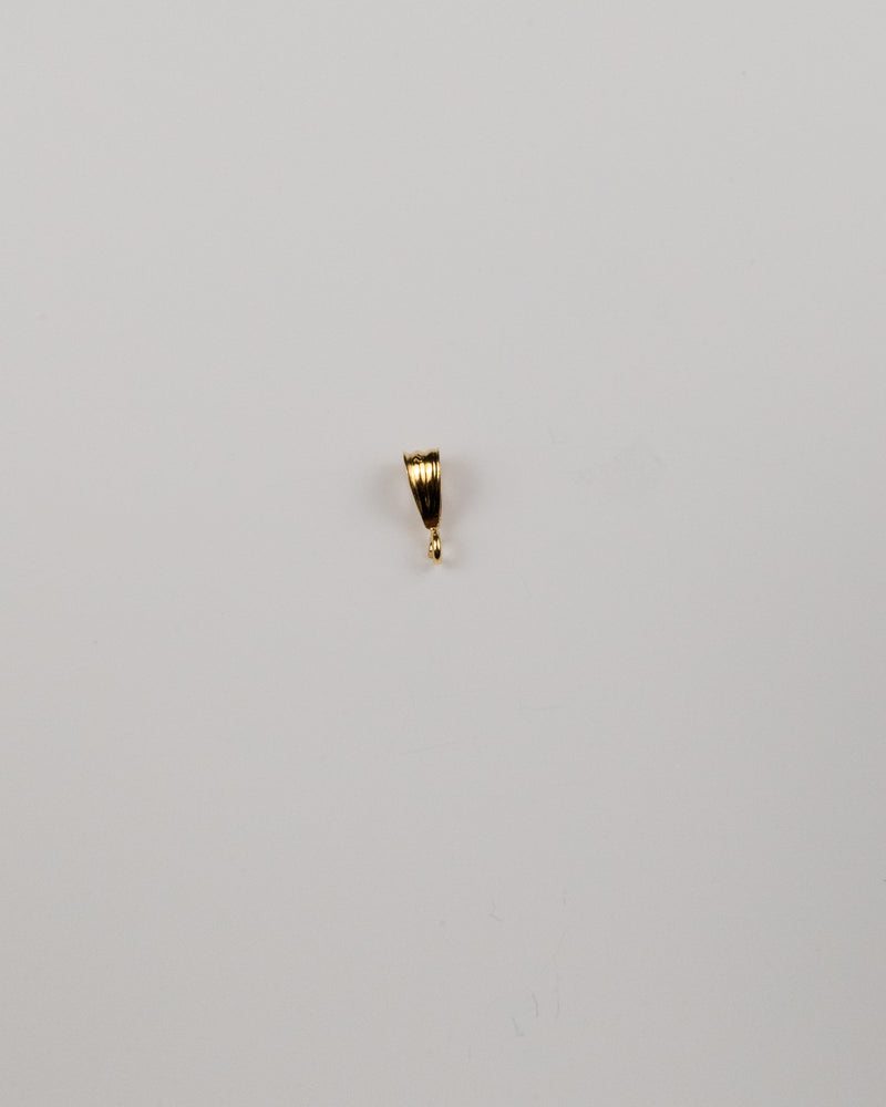 GOLD NECKLACE CHARM FLORAL