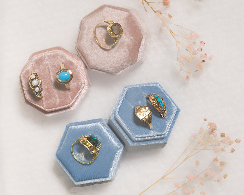 14K Gold Turquoise ring