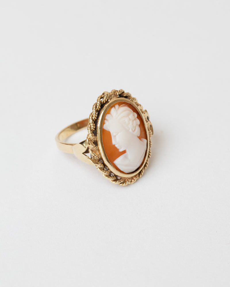 14K Celeste Cameo Ring – The Two Collectors