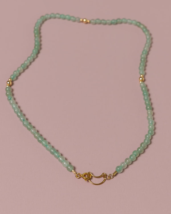 GOLD MOON AVENTURINE NECKLACE