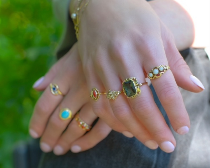 14K Opal ring