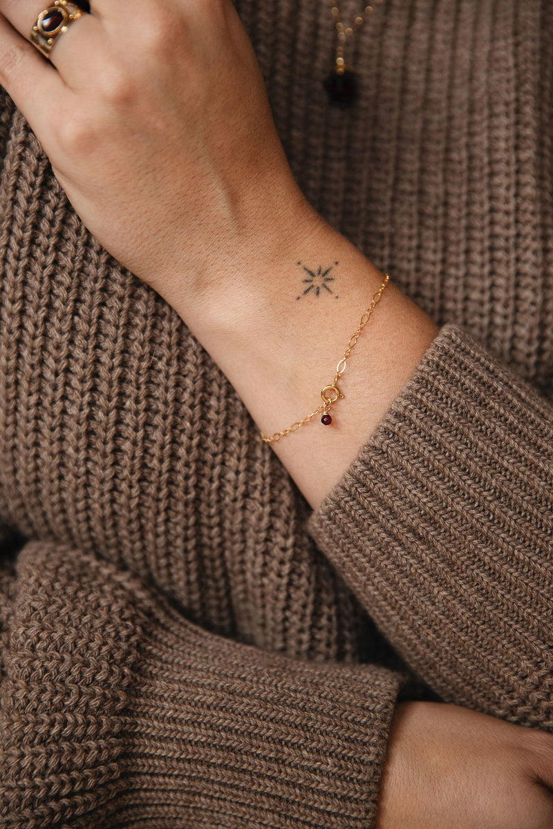 TREASURE BIRTHSTONE BRACELET