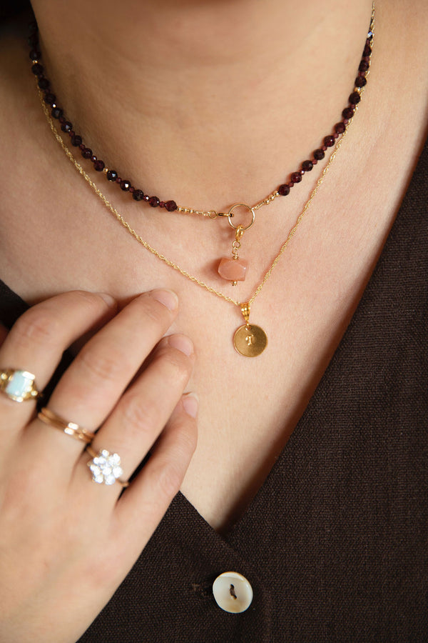 CHUNKY SUNSTONE CHARM