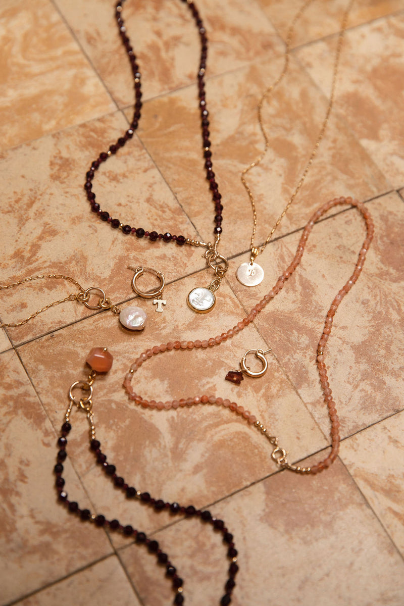 CHUNKY SUNSTONE CHARM