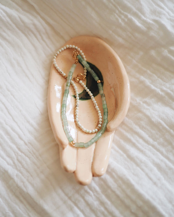 GOLD MAGNESITE BRACELET