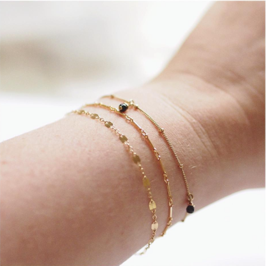 GOLD MIDNIGHT BRACELET // ANKLET