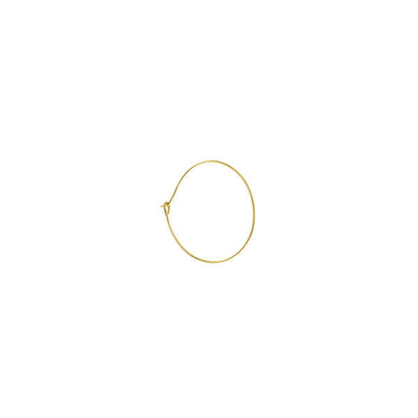 GOLD THIN HOOP