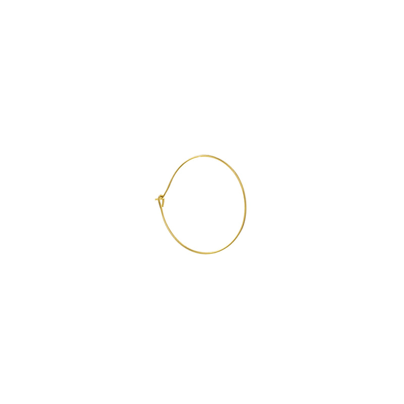 GOLD THIN HOOP