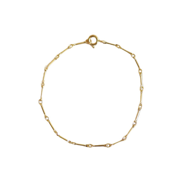 GOLD KEYCHAIN BRACELET // ANKLET