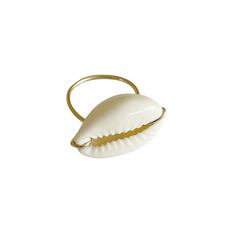 GOLD COWRIE RING
