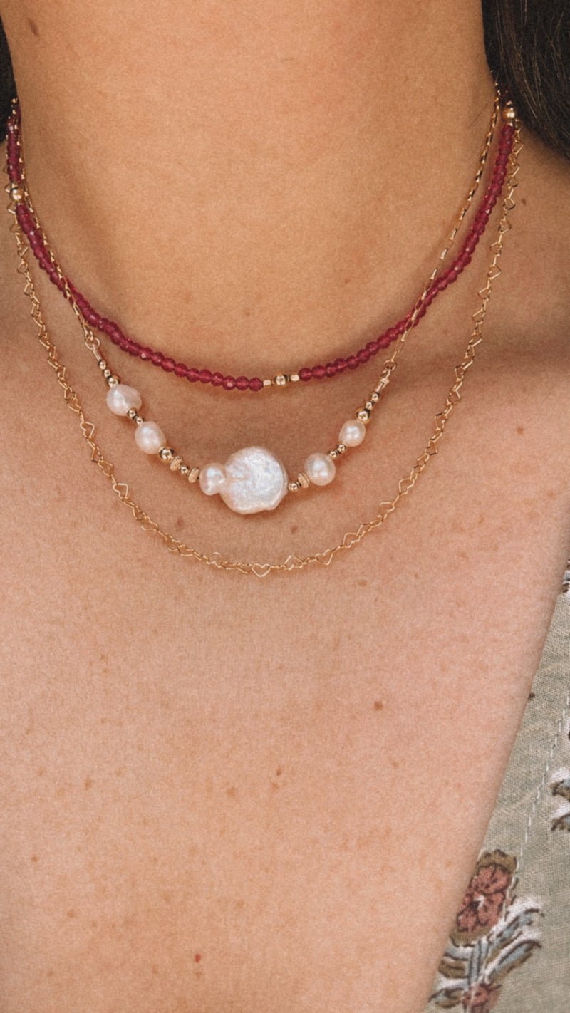 GOLD HEART NECKLACE