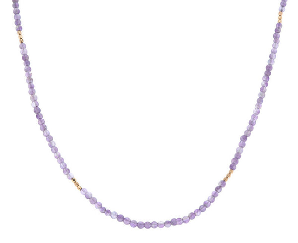 GOLD SOOTHING AMETHYST NECKLACE lp