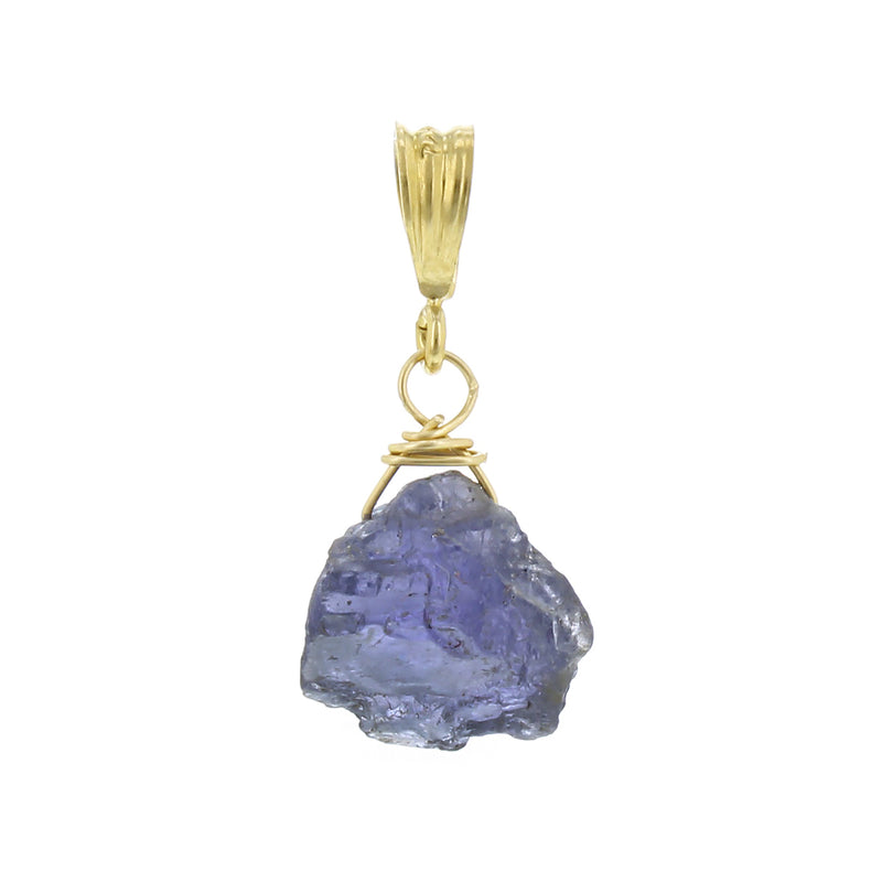 GOLD NECKLACE CHARM SEPTEMBER SAPPHIRE
