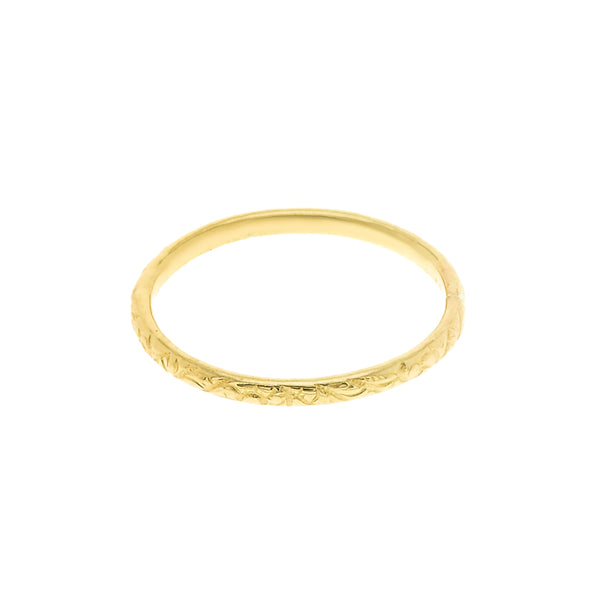 GOLD BLOOM MINI RING