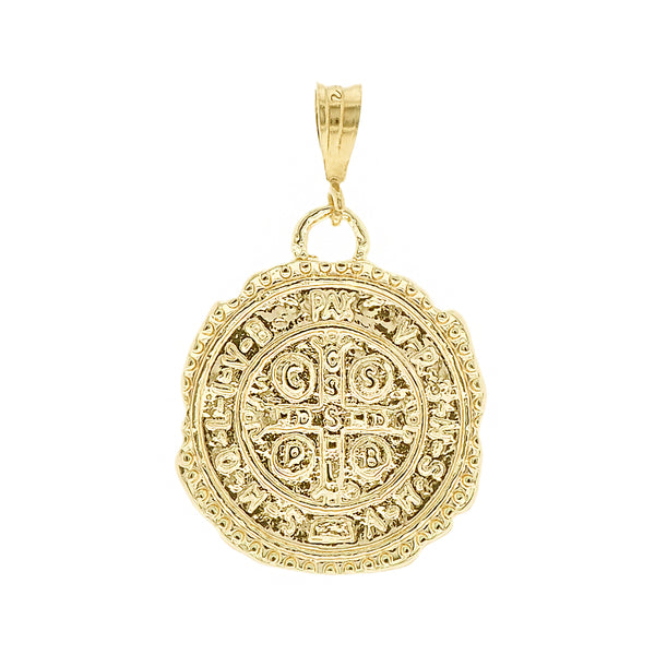 GOLD NECKLACE CHARM COIN