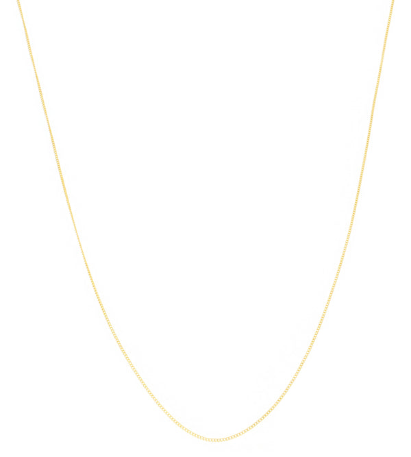 GOLD CURB NECKLACE