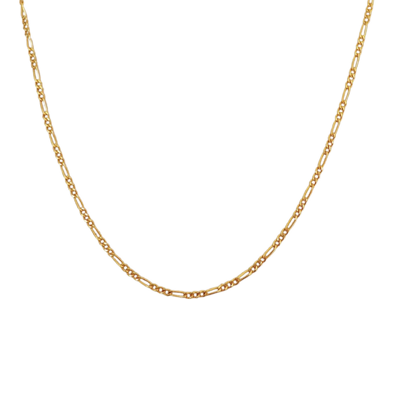 GOLD FIGARO SMALL NECKLACE
