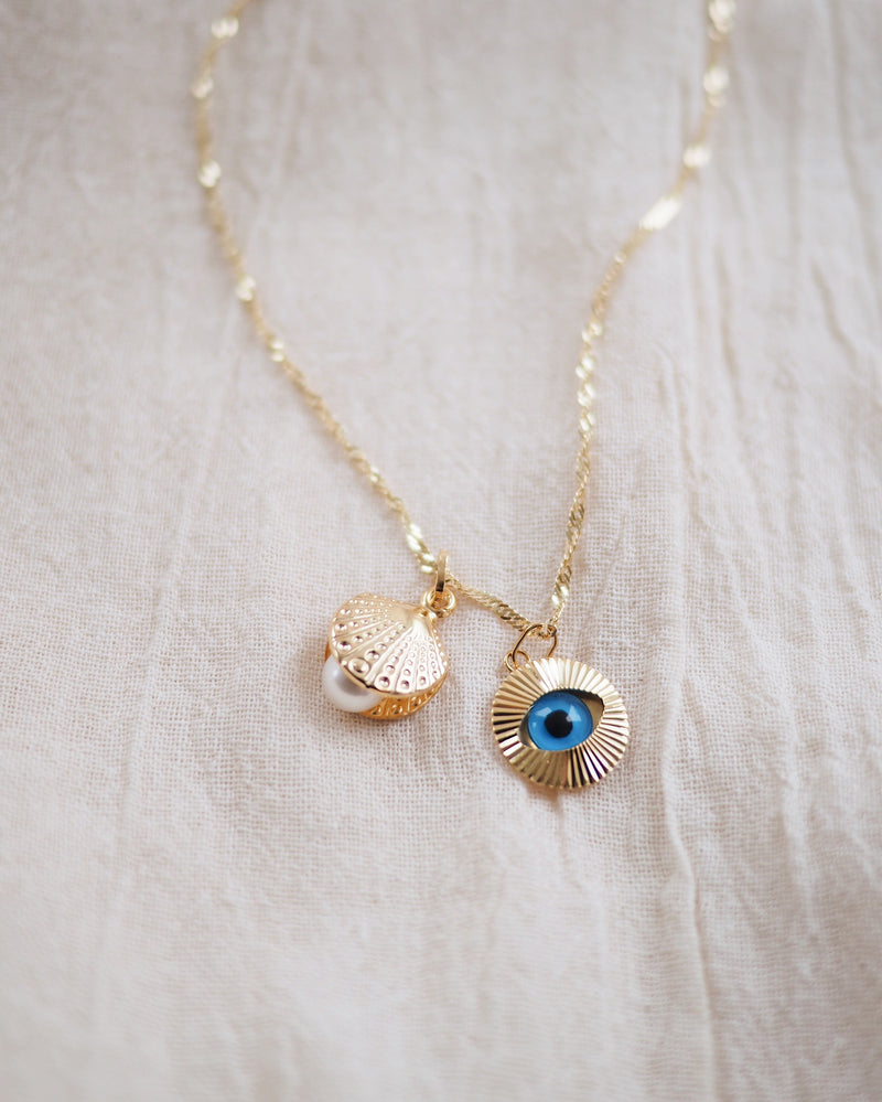 9K Gold Evil Eye Charm