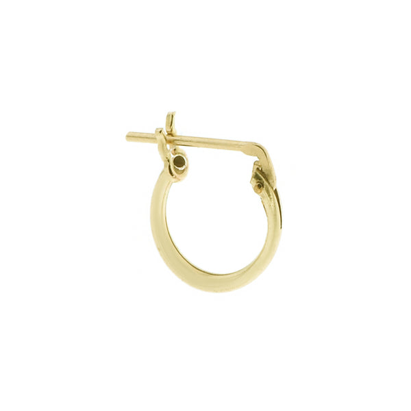 GOLD LUCKY HOOP