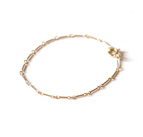 GOLD KEYCHAIN BRACELET // ANKLET