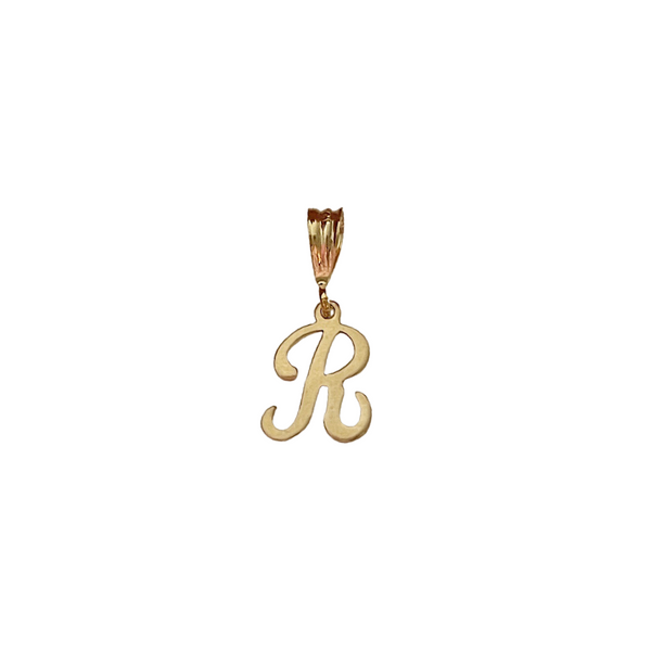 GOLD NECKLACE CHARM LETTER LIMONE