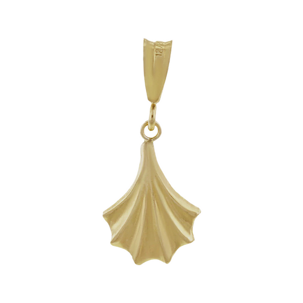 GOLD NECKLACE CHARM LEAF