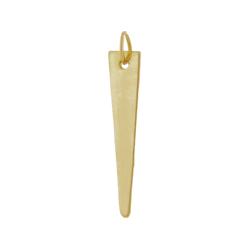 GOLD EARRING CHARM SPIKE