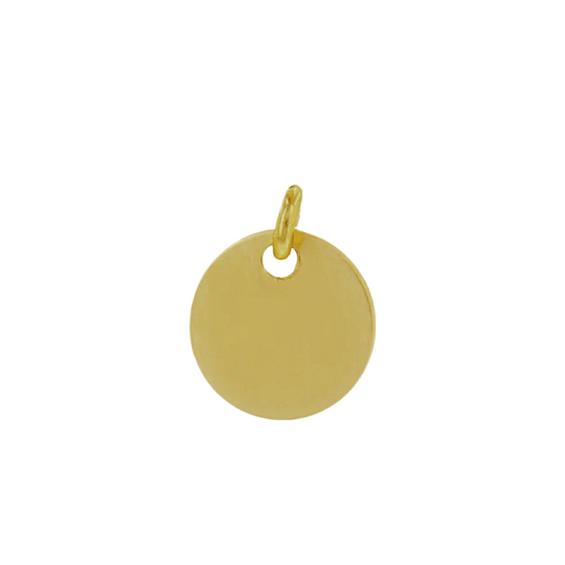 GOLD EARRING CHARM SEQUIN
