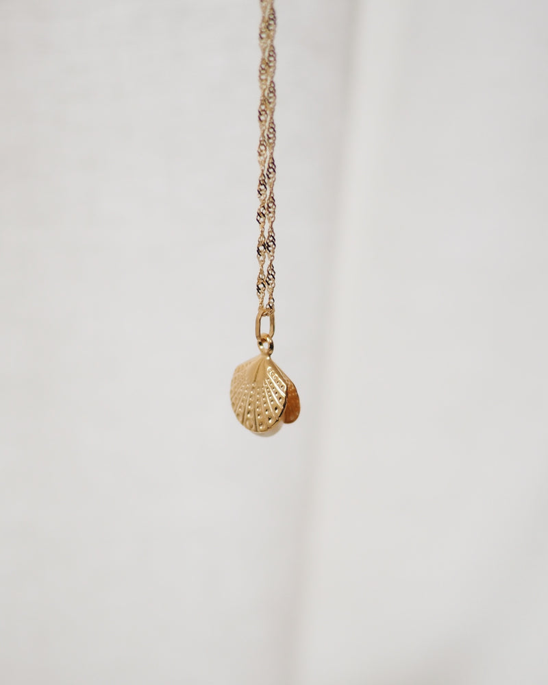 9K Gold Oyster Charm