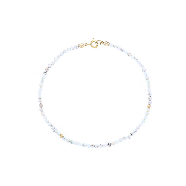 GOLD MAGNESITE BRACELET