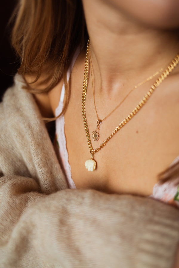 GOLD PYTHON NECKLACE