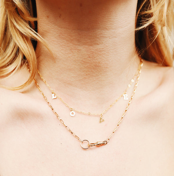 GOLD MIDNIGHT MANDARIN NECKLACE