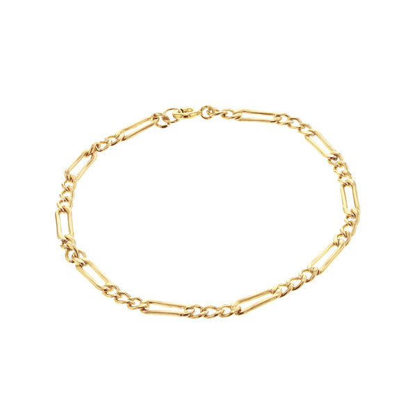 GOLD FIGARO BRACELET // ANKLET