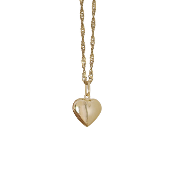 9K Gold Small Heart Charm