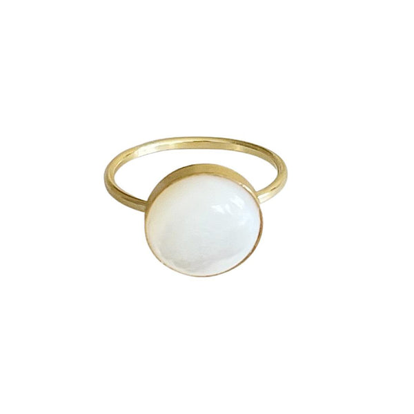 GOLD PEARL RING